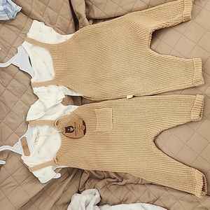 Twin Rabbit+Bear 3-6month outfit.